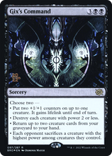 Gix's Command [The Brothers' War Prerelease Promos]