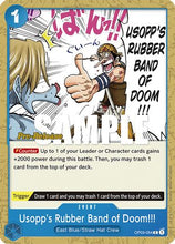 Usopp's Rubber Band of Doom!!! [Pillars of Strength Pre-Release Cards]