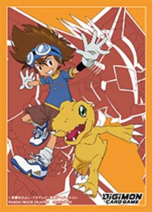 Digimon - Official Card Sleeves 2023 - Tai Kamiya & Agumon