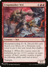 Cragsmasher Yeti (PLST-MOM-333) - The List