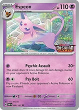 Espeon (086/197) (Best Buy Exclusive) [Scarlet & Violet: Obsidian Flames]