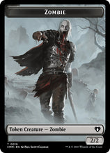 Zombie (0019) // Assassin Double-Sided Token [Commander Masters Tokens]