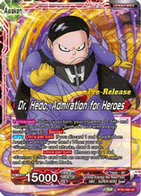Dr. Hedo // Dr Hedo, Admiration for Heroes (BT22-002) [Critical Blow Prerelease Promos]