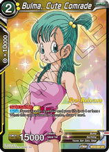 Bulma, Cute Comrade (BT22-091) [Critical Blow Prerelease Promos]