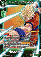 SS Son Goku, Emotions Delivered (BT22-057) [Critical Blow Prerelease Promos]