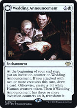 Wedding Announcement // Wedding Festivity [Innistrad: Crimson Vow Prerelease Promos]