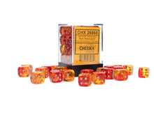 Chessex - 12mm d6 Dice Block (36 dice) - Various Colours