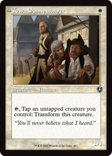 Town Gossipmonger // Incited Rabble (Retro Frame) (-451) - Innistrad Remastered