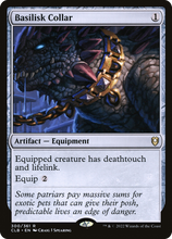 Basilisk Collar [Commander Legends: Battle for Baldur's Gate]