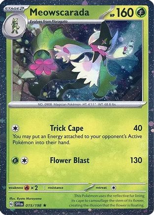 Meowscarada (015/198) (Cosmos Holo) [Miscellaneous Cards]