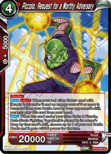 Piccolo, Request for a Worthy Adversary (BT24-009) [Beyond Generations]