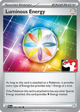 Luminous Energy 191 - Prize Pack Series Cards Holofoil