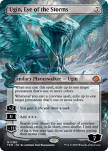 Ugin, Eye of the Storms (Borderless) (TDM-382) - Tarkir: Dragonstorm Foil