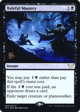 Baleful Mastery [Strixhaven: School of Mages Prerelease Promos]