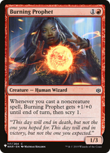 Burning Prophet (PLST-WAR-117) - The List