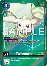 Terriermon [ST17-02] (Secret Pack) [Starter Deck: Double Typhoon Advanced Deck Set Promos]