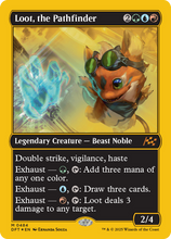 Loot, the Pathfinder (First-Place Foil) (-484) - Aetherdrift