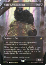 Nine-Lives Familiar (FDN-385) - Foundations (Borderless) Foil