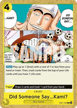 Did Someone Say...Kami? [Extra Booster: Memorial Collection]