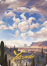 Plains Art Card (Gold-Stamped Signature) [Outlaws of Thunder Junction Art Series]