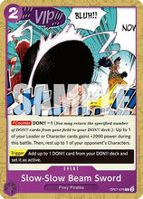 Slow-Slow Beam Sword [500 Years in the Future]