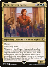 Nine-Fingers Keene [Commander Legends: Battle for Baldur's Gate]