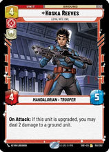Koska Reeves - Loyal Nite Owl (150/262) - Shadows of the Galaxy Foil