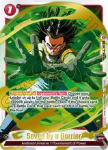 Saved by a Barrier (FB02-033) (Championship Pack 01) (Gold) [Fusion World Tournament Cards]