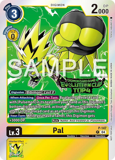 Pal [P-147] (2024 Evolution Cup Top 4) [Promotional Cards]