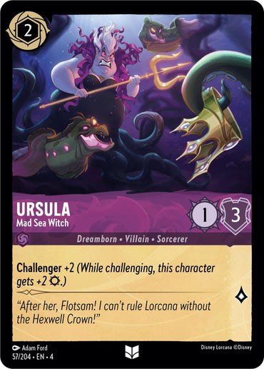 Ursula - Mad Sea Witch (57/204) [Ursula's Return]