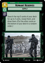 Remnant Reserves (093/262) - Shadows of the Galaxy Foil