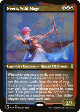 Neera, Wild Mage (Foil Etched) [Commander Legends: Battle for Baldur's Gate]