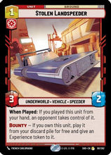 Stolen Landspeeder (161/262) - Shadows of the Galaxy