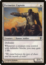Perimeter Captain (PLST-WWK-16) - The List