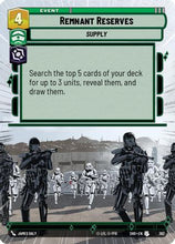 Remnant Reserves (Hyperspace) (362) - Shadows of the Galaxy Foil