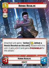 Heroic Resolve (Hyperspace) (424) - Shadows of the Galaxy Foil
