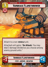 Vambrace Flamethrower (Hyperspace) (446) - Shadows of the Galaxy Foil