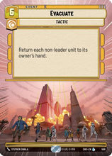 Evacuate (Hyperspace) (500) - Shadows of the Galaxy Foil