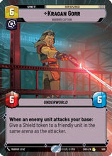 Kragan Gorr - Warbird Captain (Hyperspace) (505) - Shadows of the Galaxy Foil