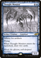 Thought Monitor (MH2-341) - Modern Horizons 2: (Showcase) Foil