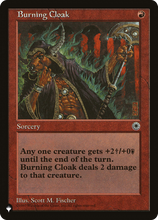 Burning Cloak (PLST-POR-120) - The List