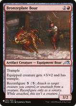 Bronzeplate Boar (PLST-NEO-135) - The List