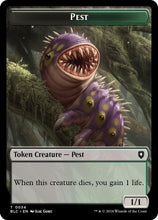 Pest // Shapeshifter Double-Sided Token [Bloomburrow Commander Tokens]