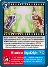 Miraculous Mega Knight (BT17-095) - Secret Crisis Pre-Release Cards Foil