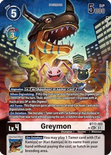 Greymon (Alternate Art) (BT17-102) - Secret Crisis Foil