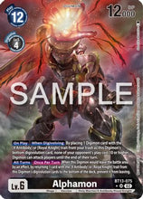 Alphamon (Pre-Release Tournament Winner Card) (BT13-075) - Secret Crisis Pre-Release Cards Foil