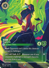 Scar - Vengeful Lion (Enchanted) (212/204) - Shimmering Skies Holofoil