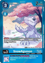 SnowAgumon (Foil) (EX7-017) - Digimon LIBERATOR