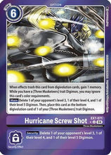 Hurricane Screw Shot (Foil) (EX7-071) - Digimon LIBERATOR