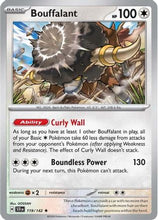 Bouffalant 119 - SV07 Stellar Crown Reverse Holofoil